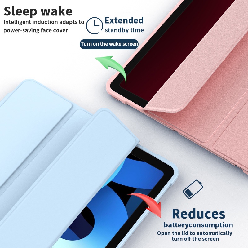 Bao Da Máy Tính Bảng Thông Minh Cho ipad gen 10 9 8 7 6 5 air 5 4 3 2 pro 12.9 11 inch mini 6 5 4 3 2 Ốp