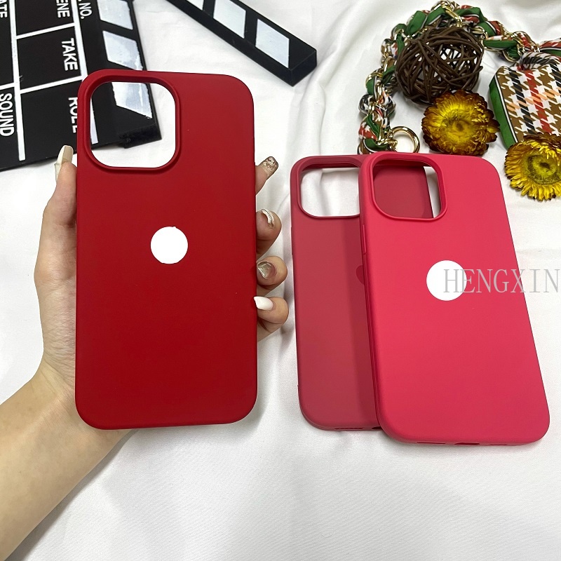 Violet Rose Red Dragon Fruit Series Liquid Silicone Phone Case Compatible with iPhone 15 Pro 14 11 12 13 Pro Max Plus Phone Case Shockproof and Anti slip Bumper Cover