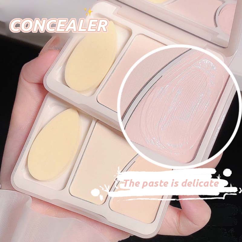 Bảng Màu Phấn Bắt Sáng Độ Bóng Cao Derf 3 trong 1 sắc lì kết hợp 3D lâu trôi chống thấm nước