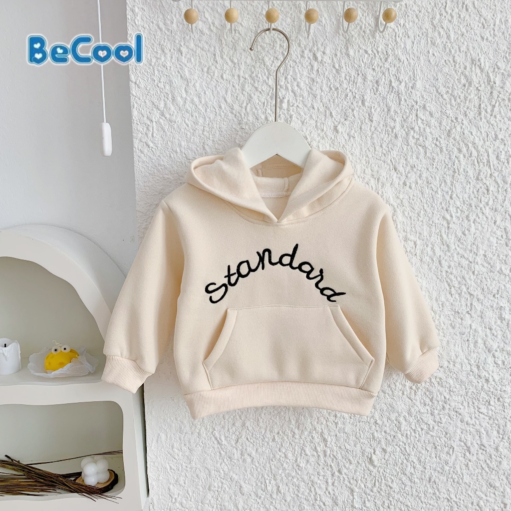 Áo Hoodie Cho Bé BECOOL, Áo Nỉ Bông Stand Chất Nỉ Bông Dày Ấm Mẫu Mới 2023