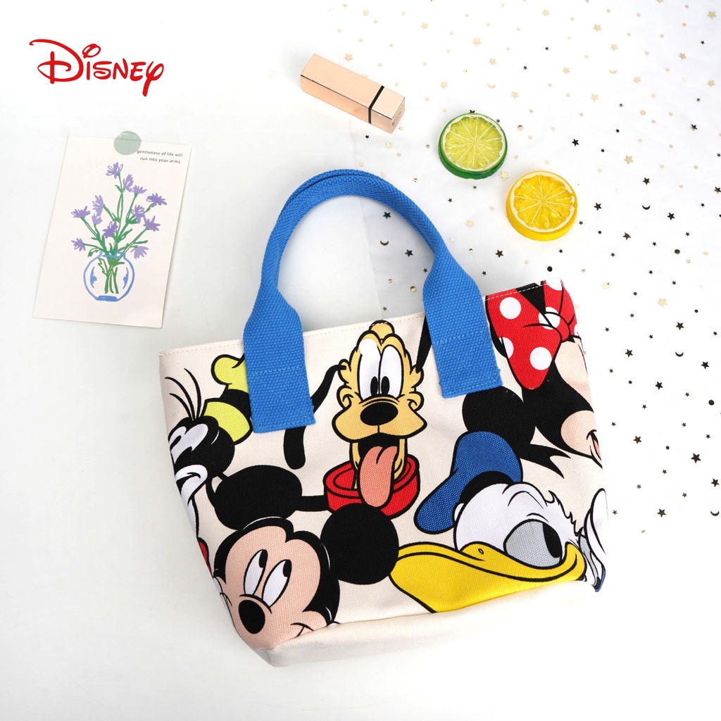Disney Túi tote Cầm Tay Hình mickey & Những Người Bạn / Heo Ôm Rồng Thời Trang Chính Hãng
