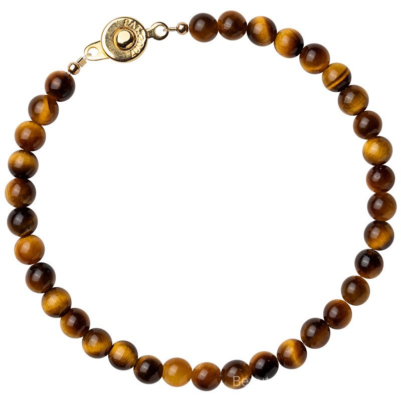 Vòng Tay Chuỗi Hạt Đá Mắt Hổ 4mm Phong Cách retro