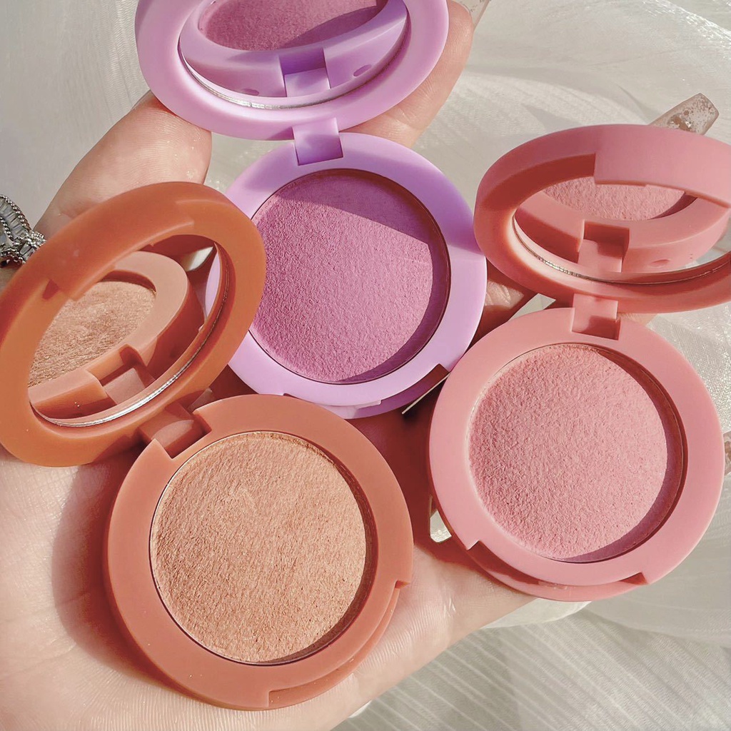 Phấn Má Hồng Màu Tím Tự Nhiên Không Thấm Nước Musicatoes mu si