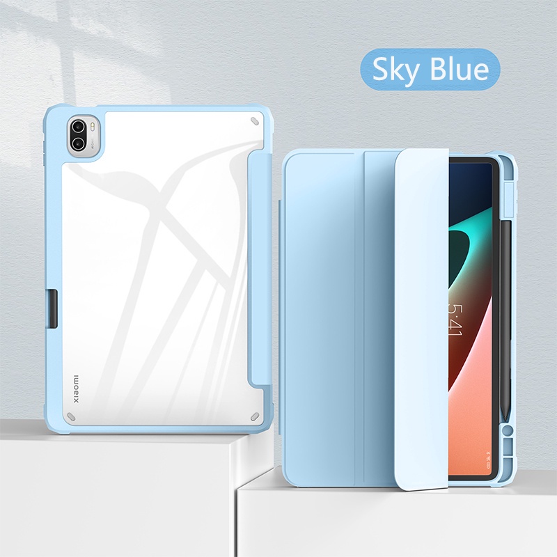 Ốp Bao Da Máy Tính Bảng pc Cứng Có Ngăn Đựng Bút Cho xiaomi pad 5 6 pro redmi pad 10.6 xiaomi pad 6 11 inch 2023 mipad 5 Ốp