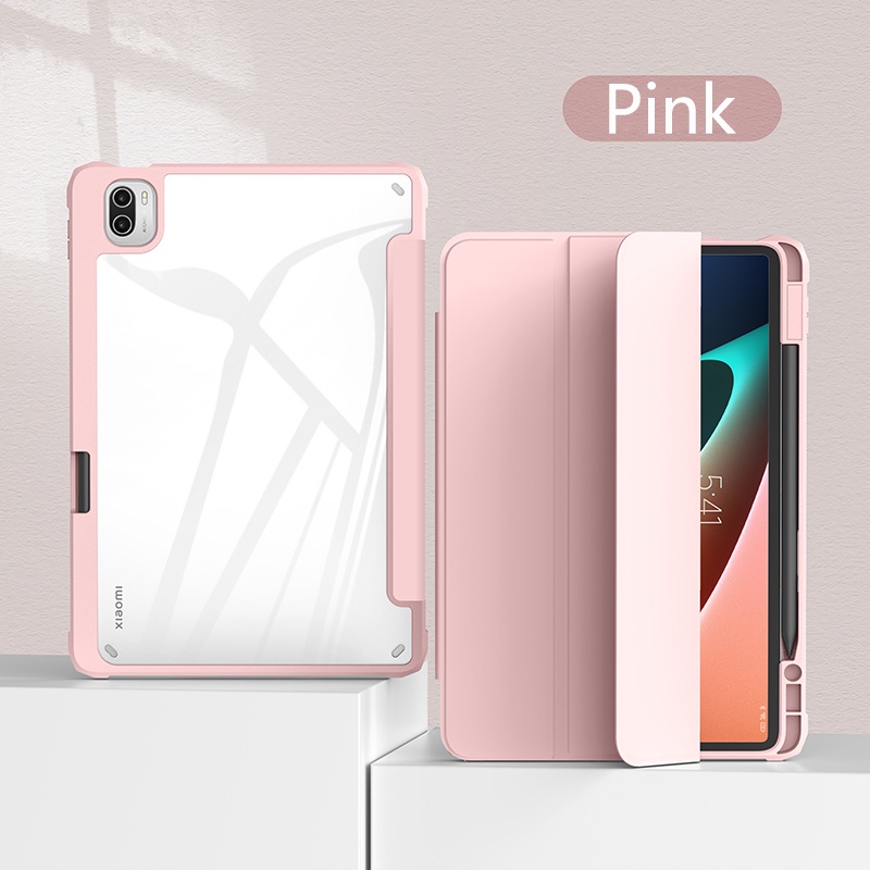 Ốp Bao Da Máy Tính Bảng pc Cứng Có Ngăn Đựng Bút Cho xiaomi pad 5 6 pro redmi pad 10.6 xiaomi pad 6 11 inch 2023 mipad 5 Ốp