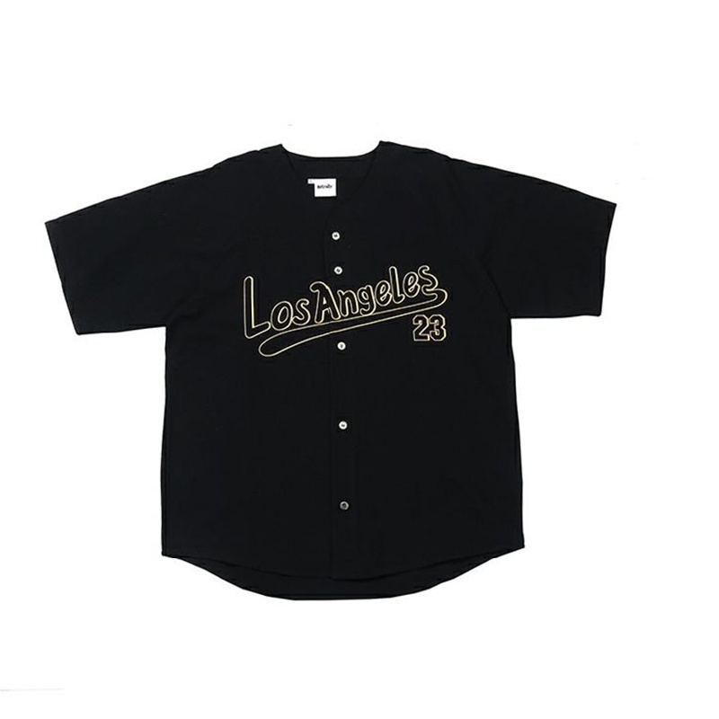 Hot sale✨Áo Thun Bóng Chày Tay Ngắn In Số 23 Phong Cách hip hop Mỹ Cho Nam