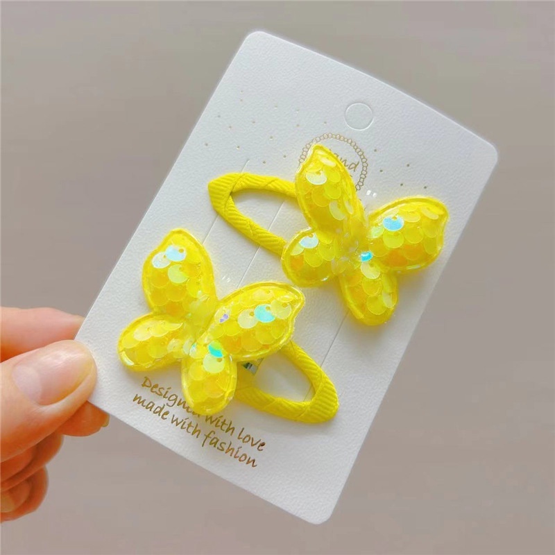 Set 2 Kẹp Tóc Nơ Dễ Thương Cho Bé Gái