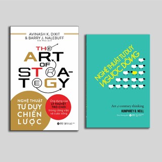 Lẻ/combo sách về nghệ thuật tư duy: nghệ thuật tư duy chiến lược + nghệ thuật tư duy ngược dòng