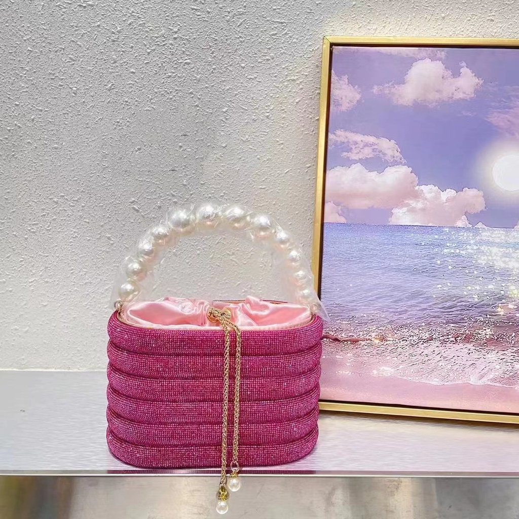 Ví Cầm Tay Đính Đá Lấp Lánh Thời Trang Cho Nữ