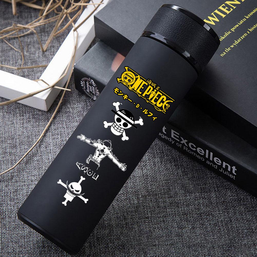 Bình Nước Giữ Nhiệt Bằng Thép Không Gỉ Họa Tiết Hoạt Hình one piece f8u1