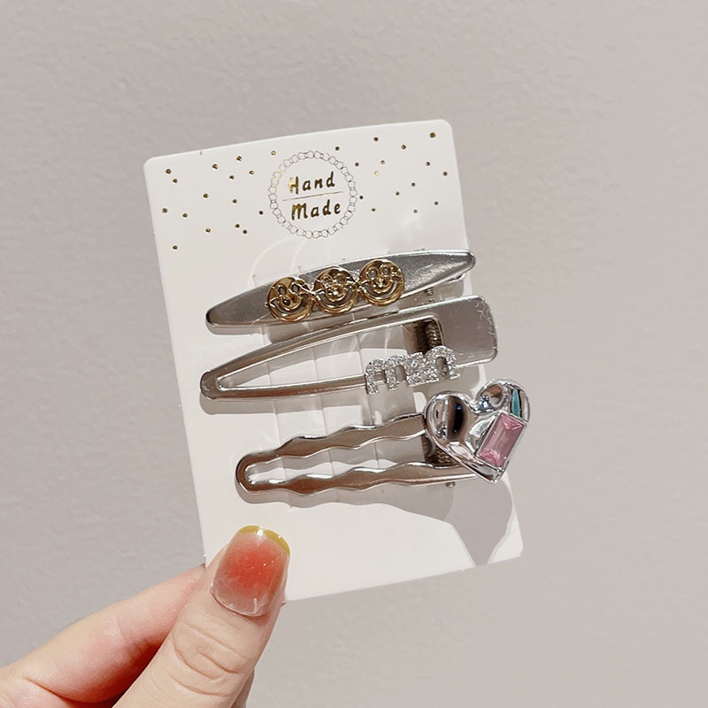 Thời Trang Kẹp Tóc Hình Ngôi Sao y2k Đính Đá Sang Trọng