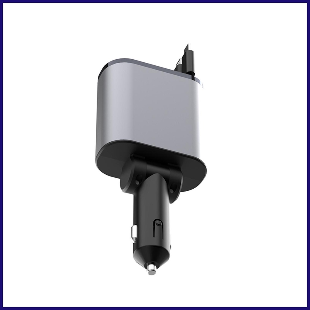 Tẩu Sạc Điện Thoại Nhanh 4 Trong 1 100w Cho Xe Hơi