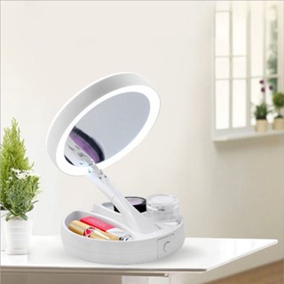 Xiaomi YouPin Gương Trang Điểm Để Bàn Có Đèn led Phóng Đại 10 Lần Tiện Dụng