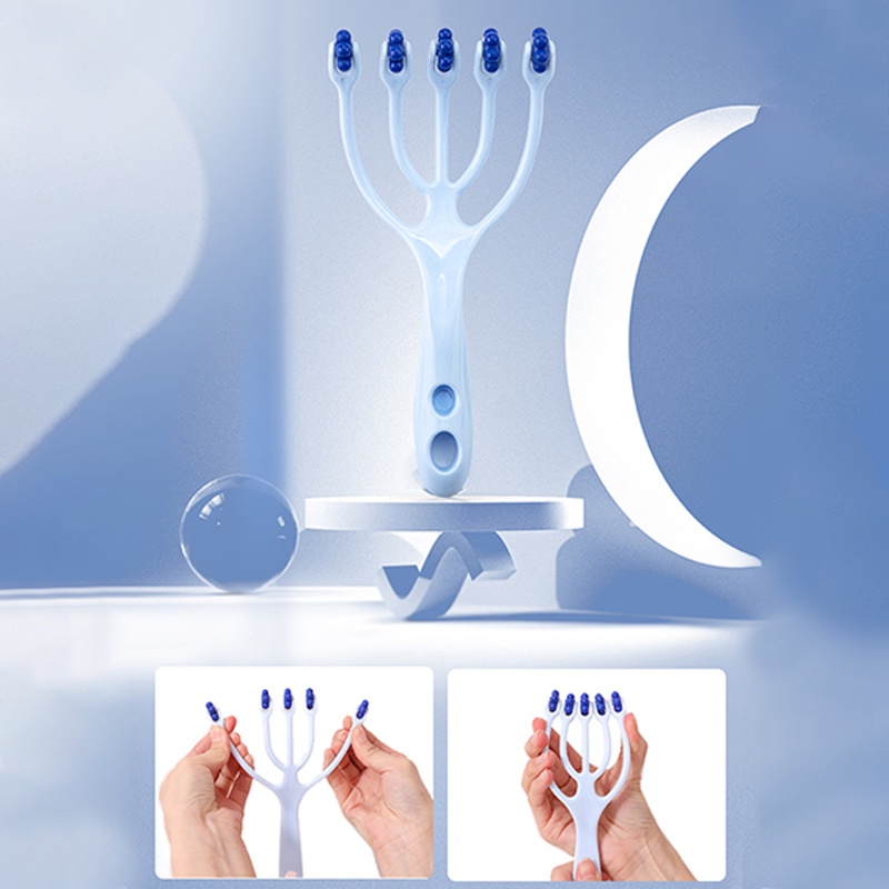 Dụng cụ mát xa chất liệu thép giúp thư giãn da đầu OUYOUVN