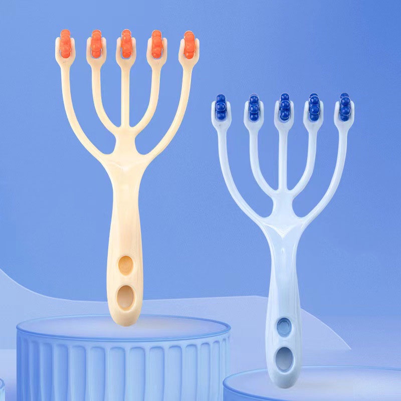 Dụng cụ mát xa chất liệu thép giúp thư giãn da đầu OUYOUVN