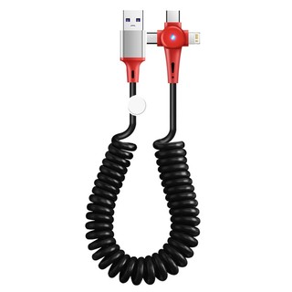 Cáp Sạc Nhanh type c micro usb 3 Trong 1 Cho iphone android Điện Thoại