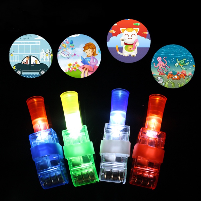 Đèn led Chiếu Hình Ngón Tay Vui Nhộn Cho Bé