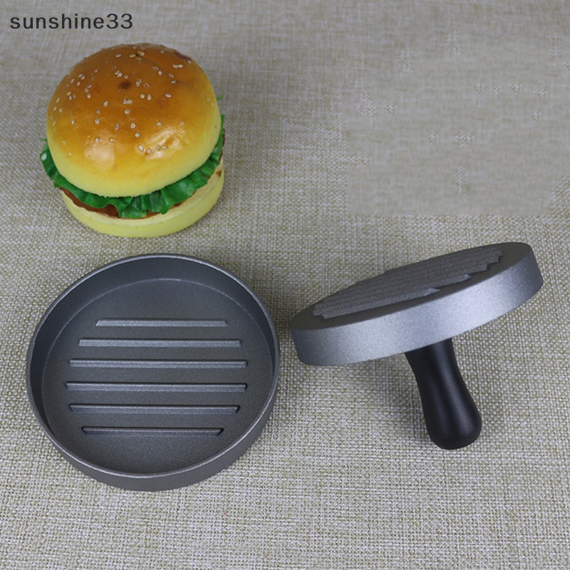 Khuôn Tròn Ép Thịt Làm hamburger Bằng Hợp Kim Nhôm Chất Lượng Cao