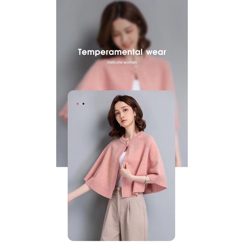 Áo Khoác cardigan Dệt Kim Ngắn Dáng Rộng Thời Trang Thu Đông Hàng Mới 2023 | BigBuy360 - bigbuy360.vn