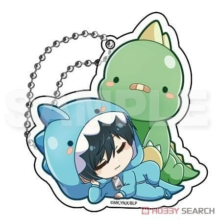 Móc khóa 4cm in hình BLUE LOCK Tiền đạo số 1 ver KHỦNG LONG anime chibi Mica trong acrylic quà tặng dễ thương RLC