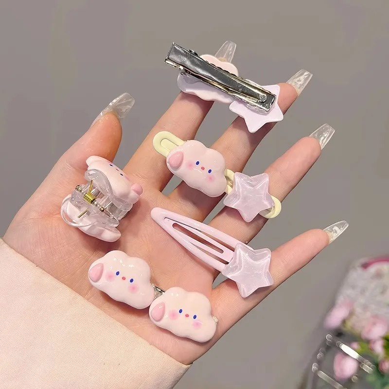 Kẹp Tóc Hình Ngôi Sao Màu Hồng Xinh Xắn Cho Nữ