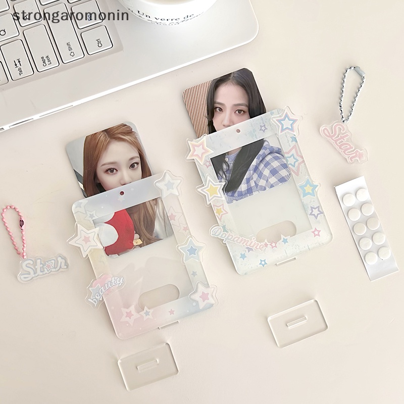 Khung Đựng Ảnh / Thẻ Id / Thẻ Id Bằng acrylic Kích Thước 3 inch Để Bàn Trang Trí