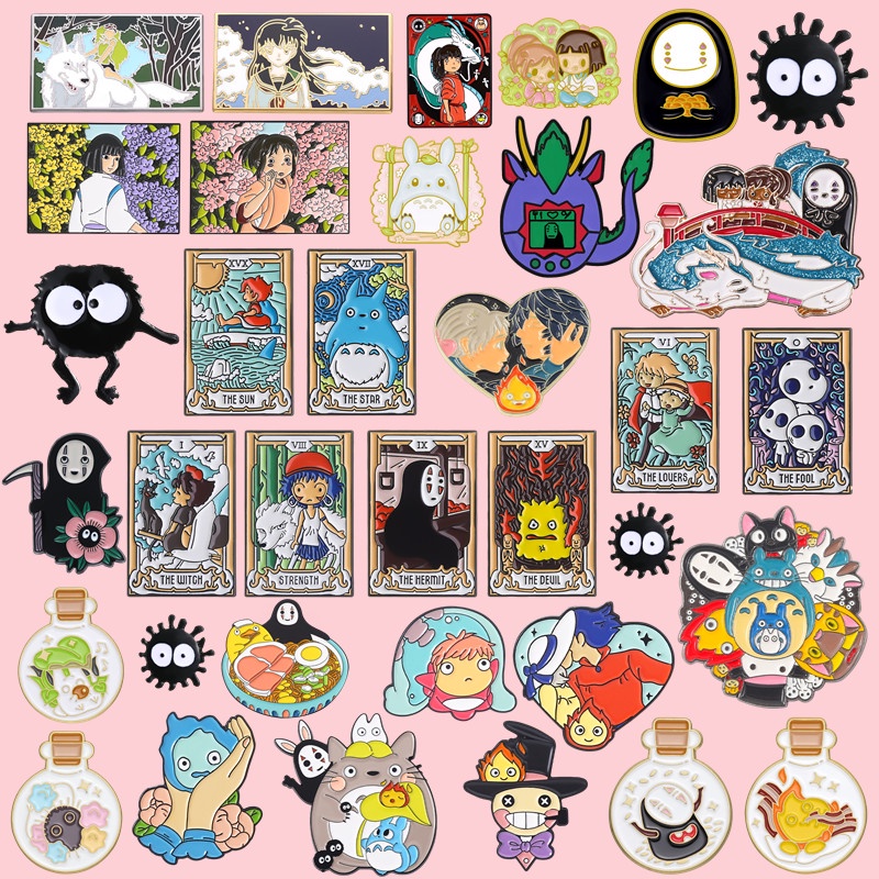 Trâm Cài Áo Ba Lô Hình Vô Diện Hoạt Hình Nhật Bản Cho Nam