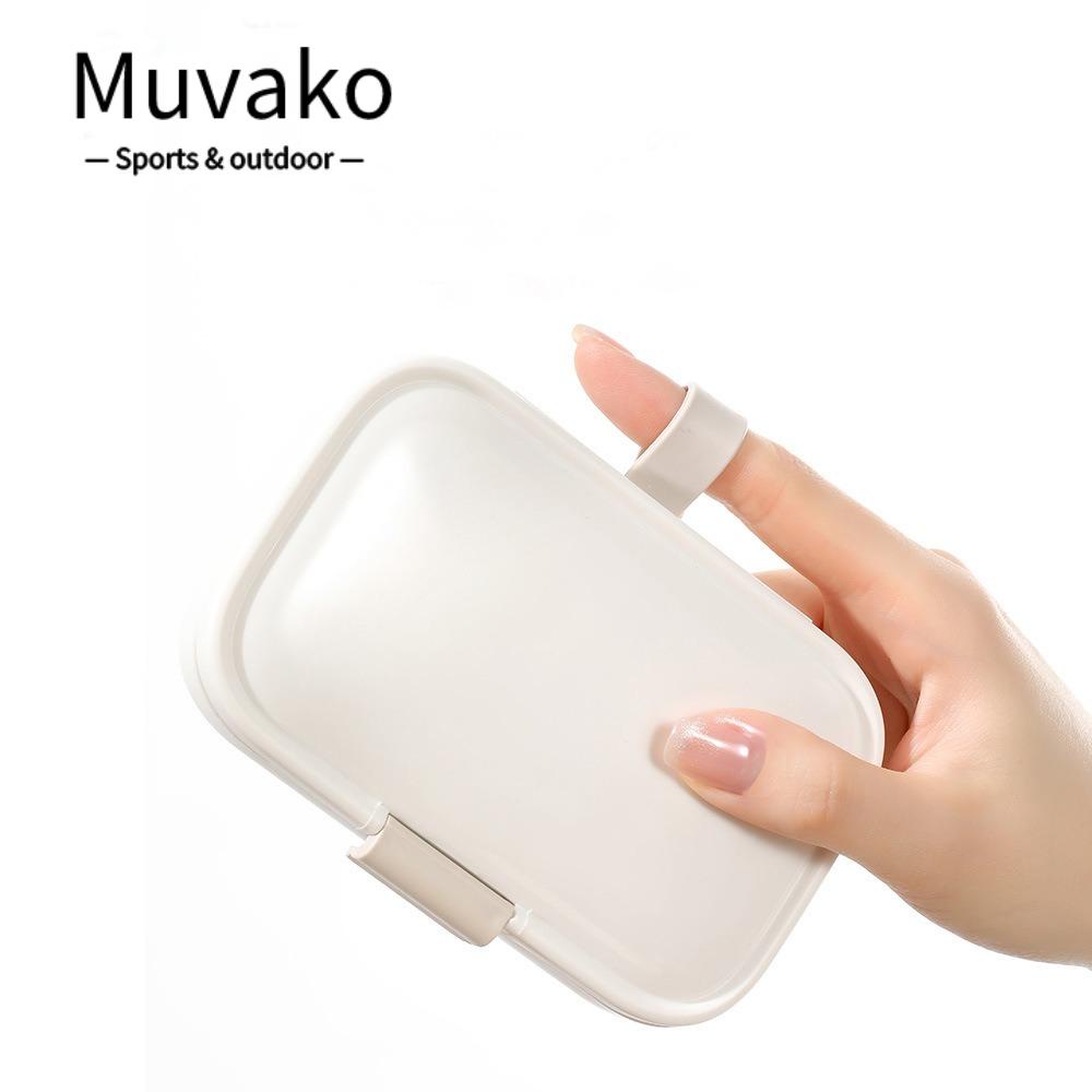 Muvako Hộp Đựng Thuốc / Thuốc Cỡ Lớn 8 Sợi Vitamin Chống Ẩm Tiện Dụng