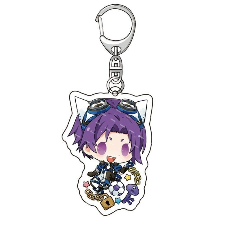 Móc khóa 3cm BLUE LOCK t iền đạo số 1 ver BALL AND KEY in hình anime  mica trong acrylic keyring dễ thương NLSHOP
