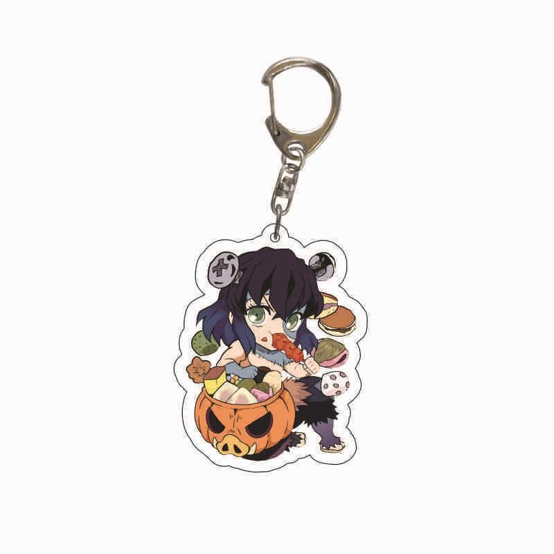 Móc Chìa Khóa 3cm Bằng Acrylic Hình Nhân Vật Anime Demon Slayer NLSHOP