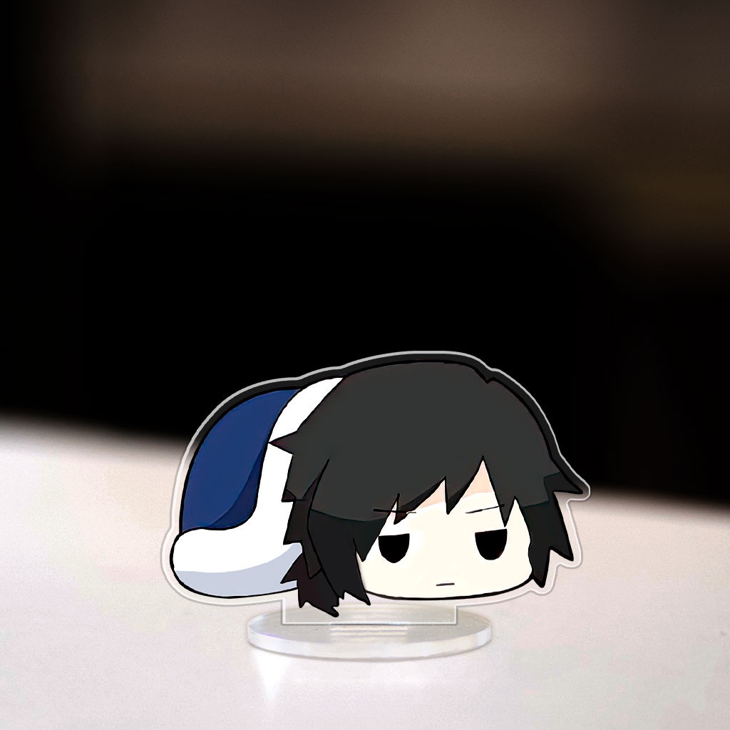 Mô hình đứng standee Kimetsu No Yaiba nằm ngủ nhân vật Tanjiro Nezuko trang trí bàn làm việc cao 8cm NLSHOP