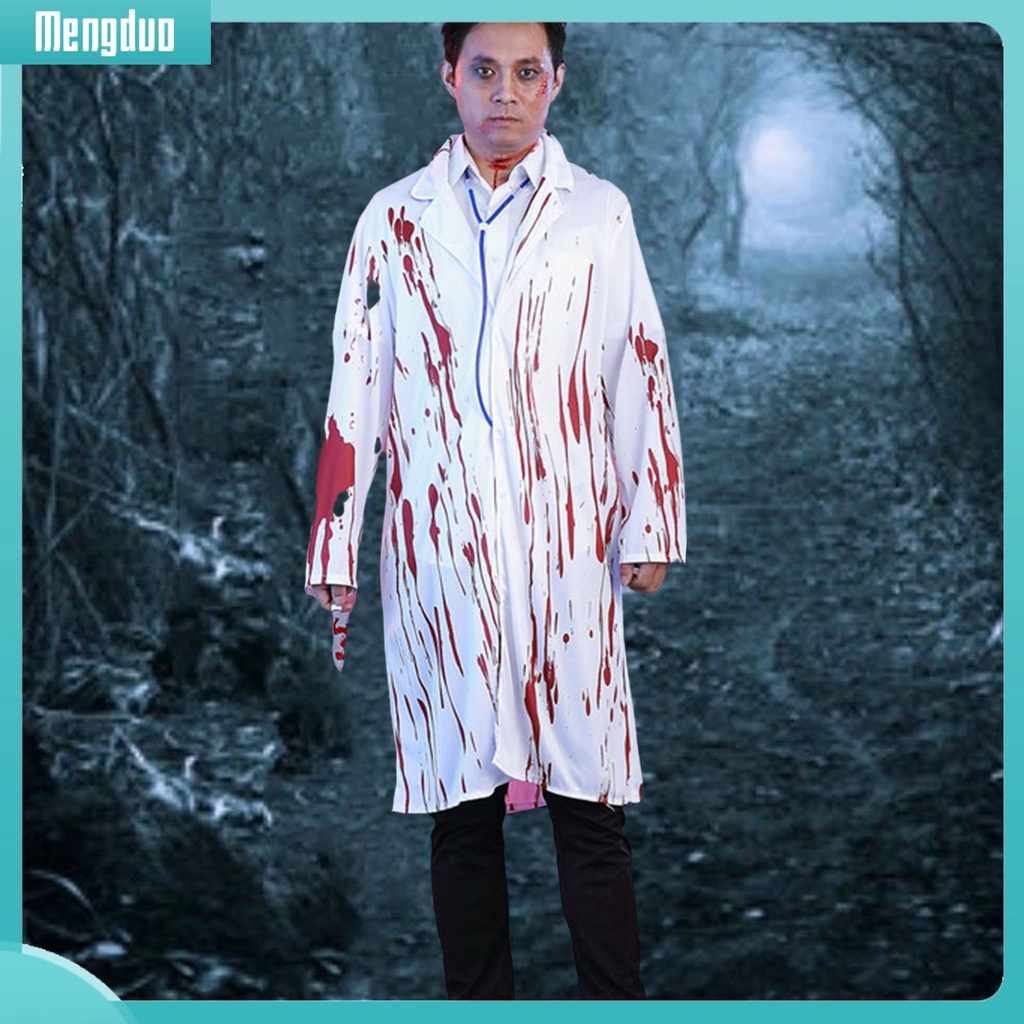 Bộ Đồ Hóa Trang Nữ Y Tá Máu Me Kinh Dị Ngày halloween