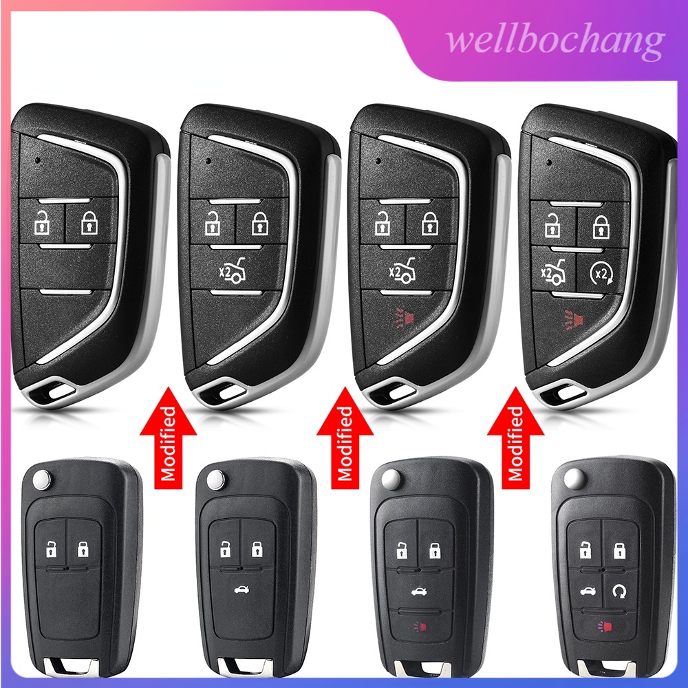 Vỏ Bảo Vệ Chìa Khóa Điều Khiển Từ Xa Cho Xe Hơi chevrolet cruze epica lova camaro vauxhall 2 / 3 / 4 / 5 Ốp