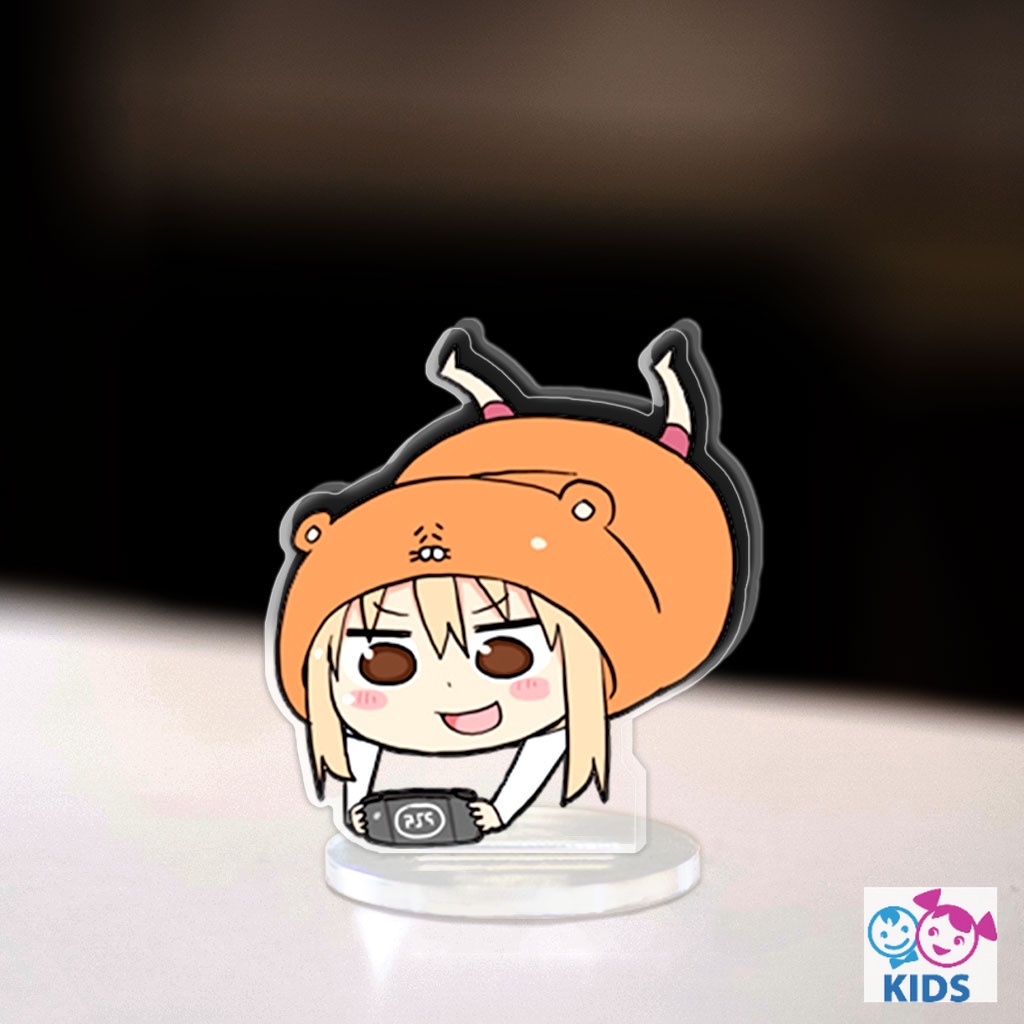Mô hình Mini Himouto Umaru-chan Standee Chibi Manga Anime Nhật Bản Cô em gái hai mặt trang trí góc học tập cao 3cm NLP