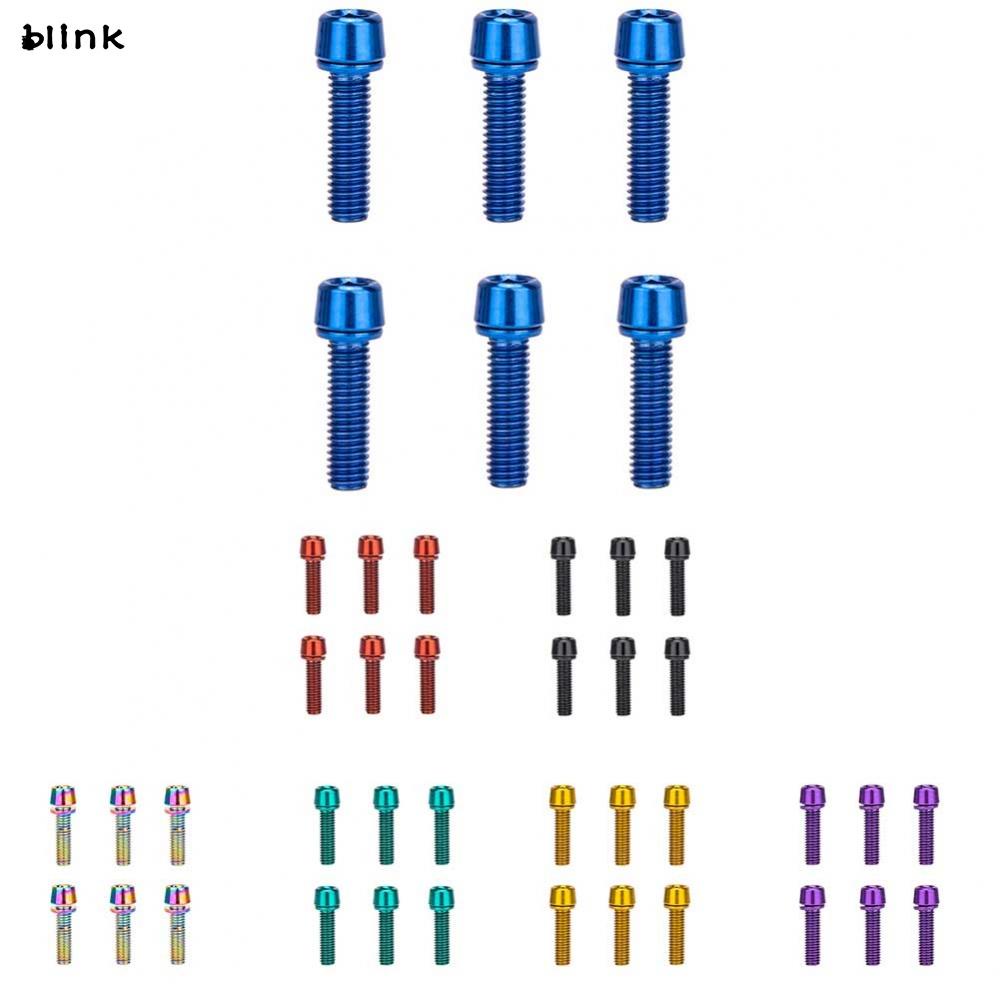 Ốc Vít Xe Đạp Màu Đen / Đỏ / Xanh Dương / Xanh Lá m5 * 18mm