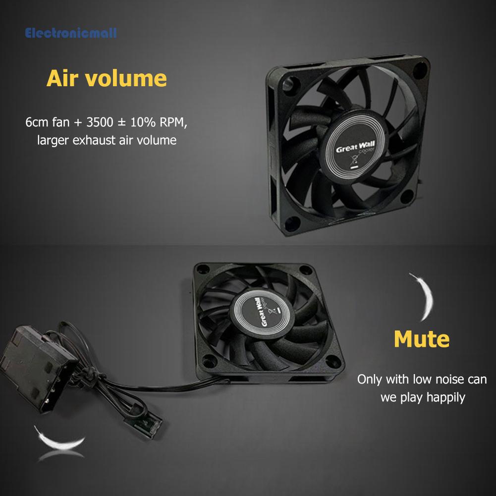 AMD Quạt Tản Nhiệt 4 pin 6cm / 7cm / 8cm / 9cm Thay Thế Cho Máy Tính pc