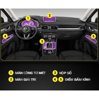 Dán Film PPF trống sước bảo vệ nội thất ô tô xe MAZDA CX5 2018-2022