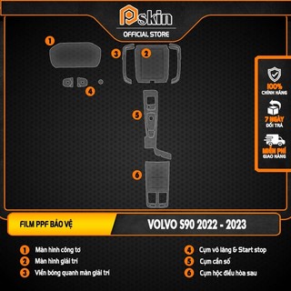 Dán PPF trong suốt bảo vệ nội thất xe Volvo S90 2022-2023 