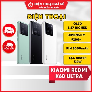 Điện thoại xiaomi redmi k60 ultra 5g - dimensity 9200+