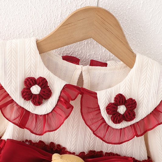 Đầm Công Chúa Phong Cách Phương Tây Thời Trang Mùa Thu Cho Bé Gái