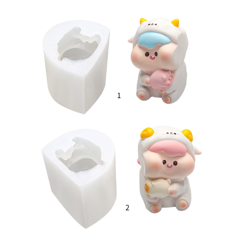 Khuôn silicone Làm Bánh Hình Trụ 3d diy