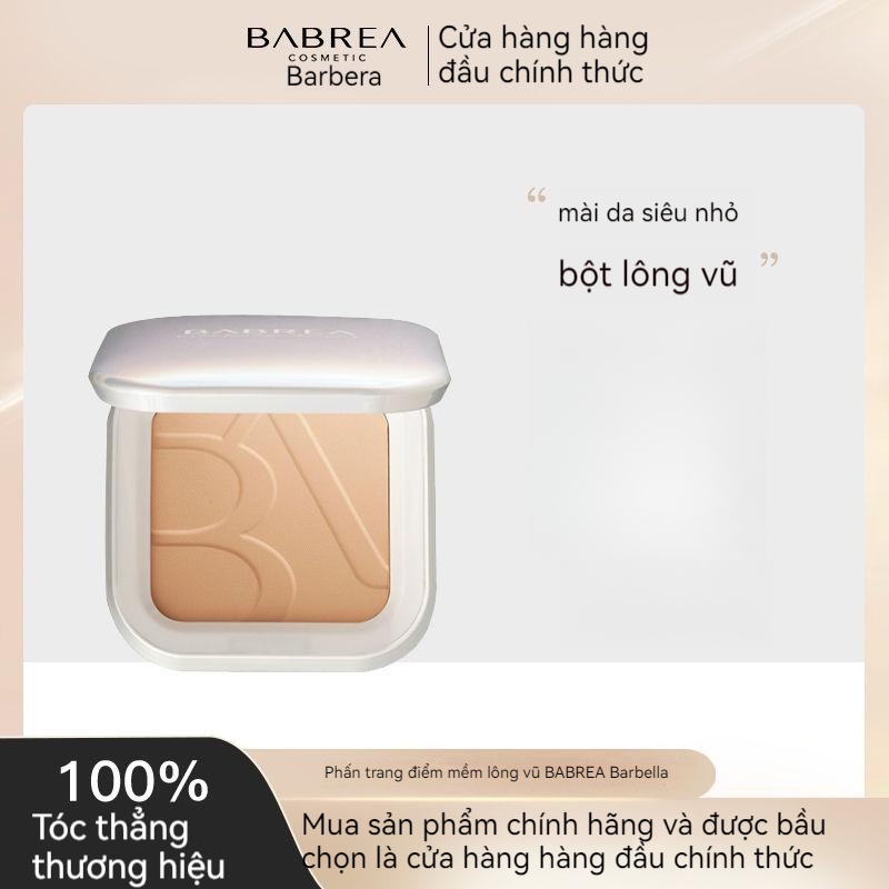 BABREA Trang điểm lâu dài che không thấm nước mồ hôi mật ong bột trang điểm lại bánh