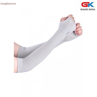 Găng Tay Chống Nắng Xỏ Ngón HQ - Ghi