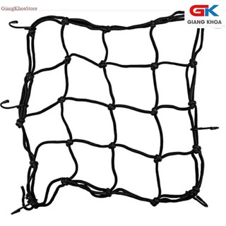 Lưới thun ràng đồ xe máy giá rẻ đồ có 6 móc giao mầu ngẫu nhiên