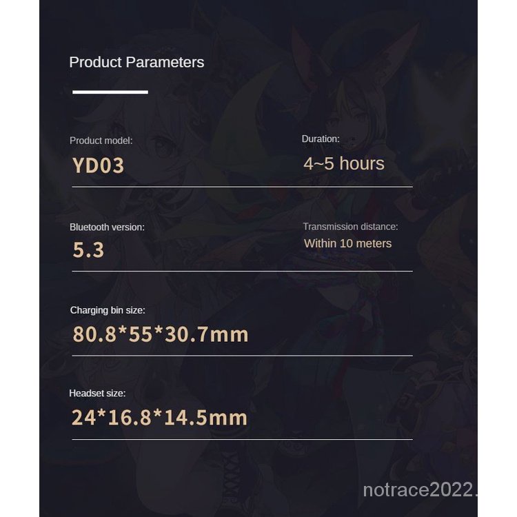 ★Genshin Impact★Hutao & kazuha & raiden shogun & zhongli & scaramouche Tai Nghe bluetooth Không Dây Hình Cầu