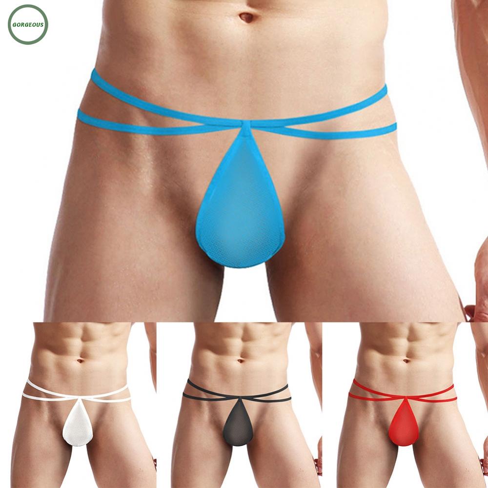 New Coming~Mens Briefs Thin Underpants Underwear Wetlook Clubwear G-string Jockstrap#Home Essentialses