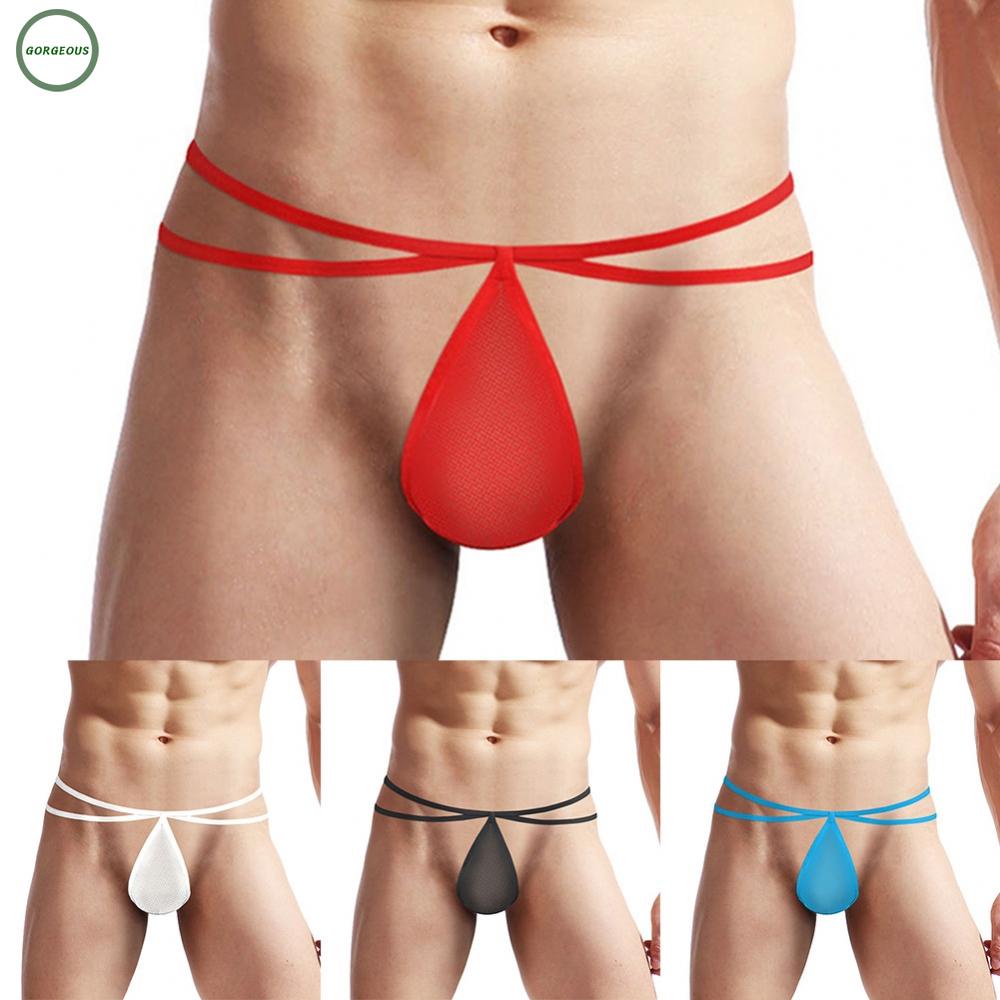 New Coming~Mens Briefs Thin Underpants Underwear Wetlook Clubwear G-string Jockstrap#Home Essentialses