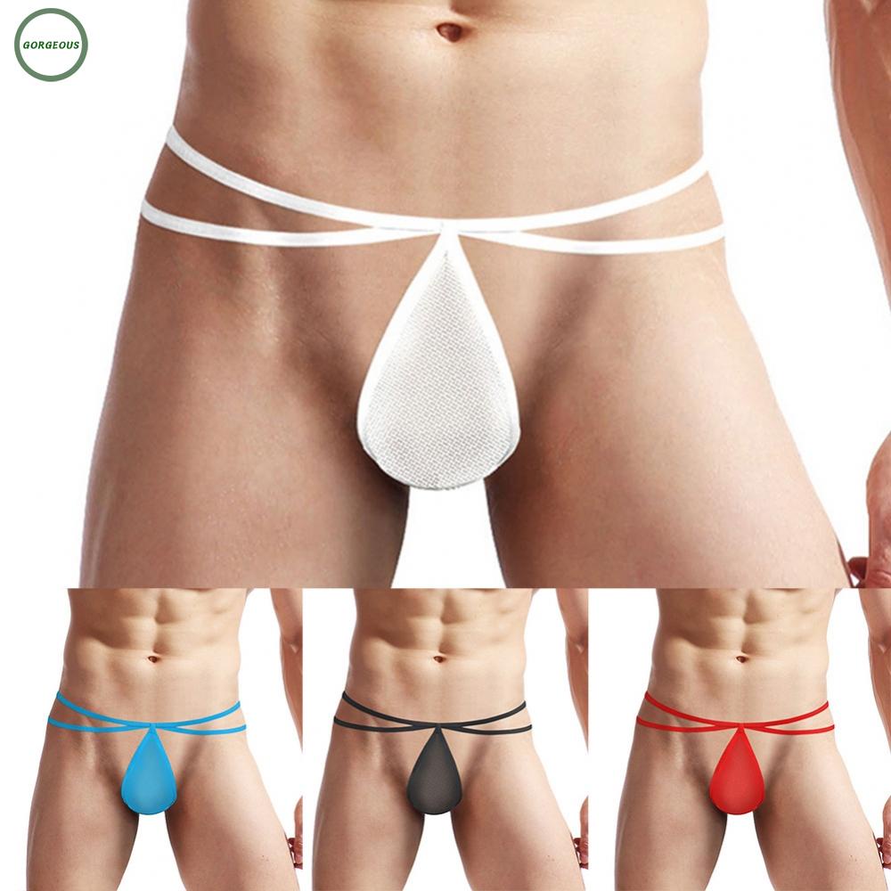 New Coming~Mens Briefs Thin Underpants Underwear Wetlook Clubwear G-string Jockstrap#Home Essentialses