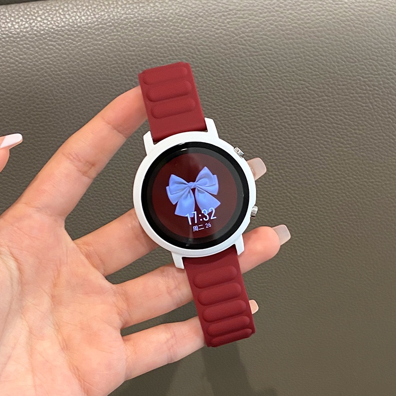 Phù Hợp Dây Đeo Silicon Từ Tính Cho Đồng Hồ Thông Minh samsung galaxy watch 6 5 4 40mm 44mm 6