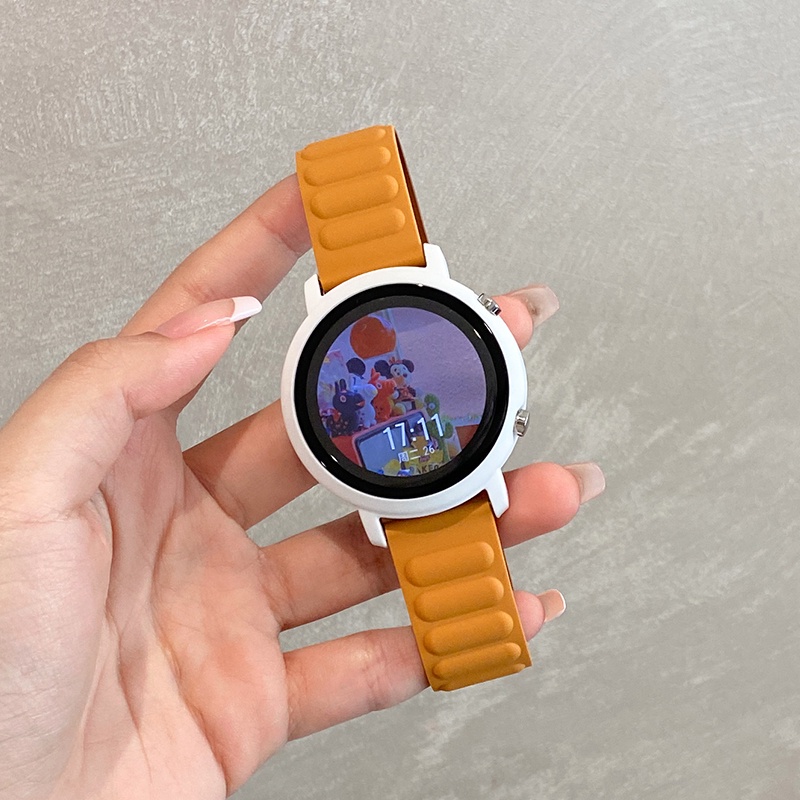Phù Hợp Dây Đeo Silicon Từ Tính Cho Đồng Hồ Thông Minh samsung galaxy watch 6 5 4 40mm 44mm 6